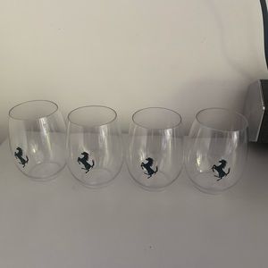 Ferrari Collectible Set of 4 Glasses
